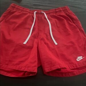 Nike Men's Athletic Red Shorts